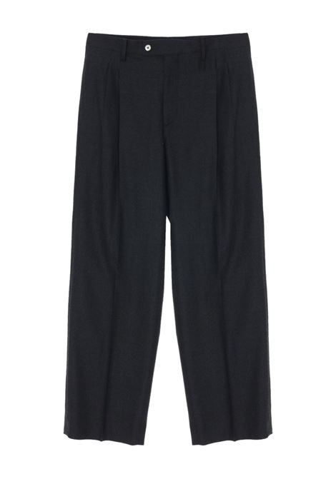 pantaloni super light wool two-tuck slacks uomo antracite AURALEE | A25AP02OSTOP CHARCOAL